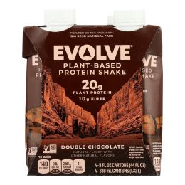 Evolve Classic Chocolate Protein Shakes - Case of 3 - 4/11 OZ